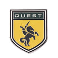 Custom Made Self Adhesive Chrome logo Car Emblems Epoxy Letter Alloy Metal Badge Plates With Sticker