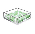 Customized Modern Acrylic Napkin Holder Transparent Cocktail Napkin Dispenser 4mm Thickness Ornamental Tissue Holder Jinda