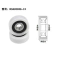 Smart Kitchen Cabinet Wheel Bearing Puller BS620036-13 10x36x13mm Plastic Roller Wheels