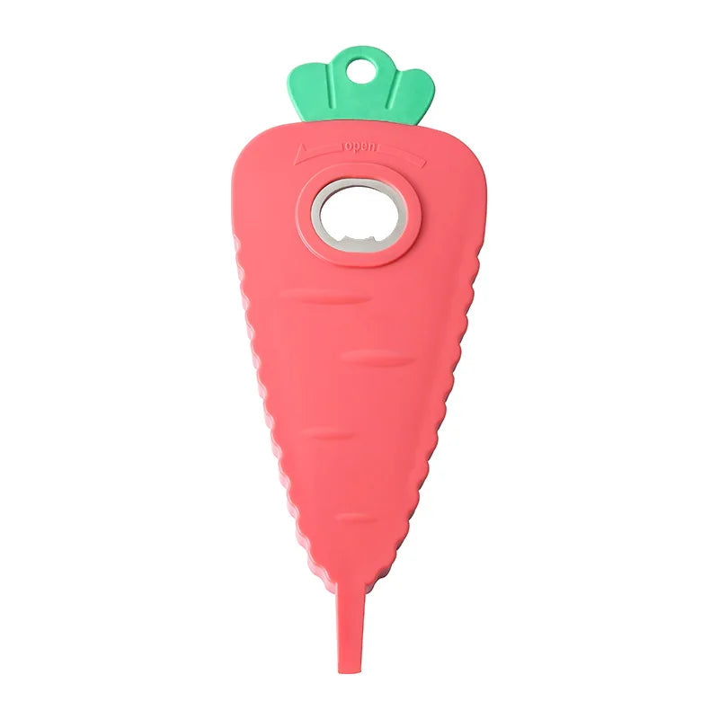 Six in One Bottle Opener Can Opener Creative and Practical Refrigerator Sticker Hot Selling Household Necessities