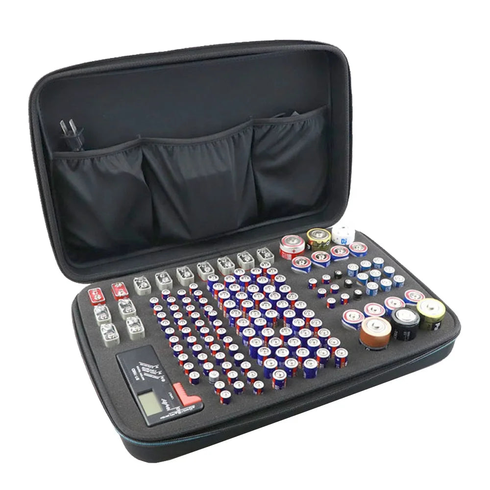 Off-the-shelf Handheld Battery Storage case Hard case Eva Carrying Box for Various Battery Organiser