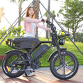 VOMO X90MAX Double Batteries 25kmh Elektrische EU Two Batteries Fat Tire Bicycle Electr Bike V8 X90 MAX Long Range Lithium