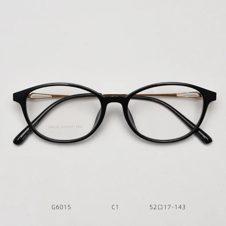 2025 Women Eyewear Glasses New Ins Fashion Women's Tr90 Plain Replaceable Lens Eye Glasses with Myopia Frame for Women
