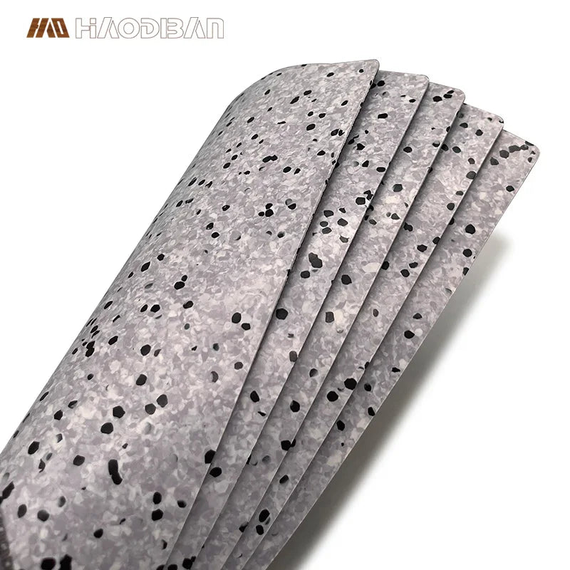 Cleanroom ESD PVC Vinyl Homogeneous Anti-Static Conductive Floor Roll with Parquet Surface for Workshop Use