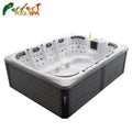 Hot Tub Spa Bathtubs for Hotels Rooftop Bars with Floating Design Total Infinity Pool Integration Solution for 8 People