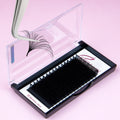 Handmade C/D 0.03 0.05 Premium Silk Volume Lash Extensions Custom Dark Matte Black  Cashmere Lashes Extension  Trays Wholesale