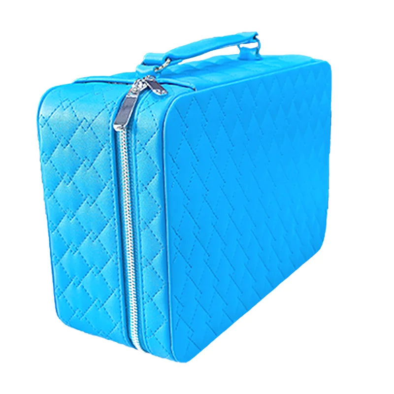 Wholesale Genuine Leather Jewelry Watch Travel Carry Case Jewellery Storage Organizer Box