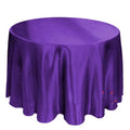 Wholesale Luxury Satin Woven 100% Polyester 120" Tablecloth OEKO-TEX Certified Jacquard Elegant Wedding Decoration Shining Satin