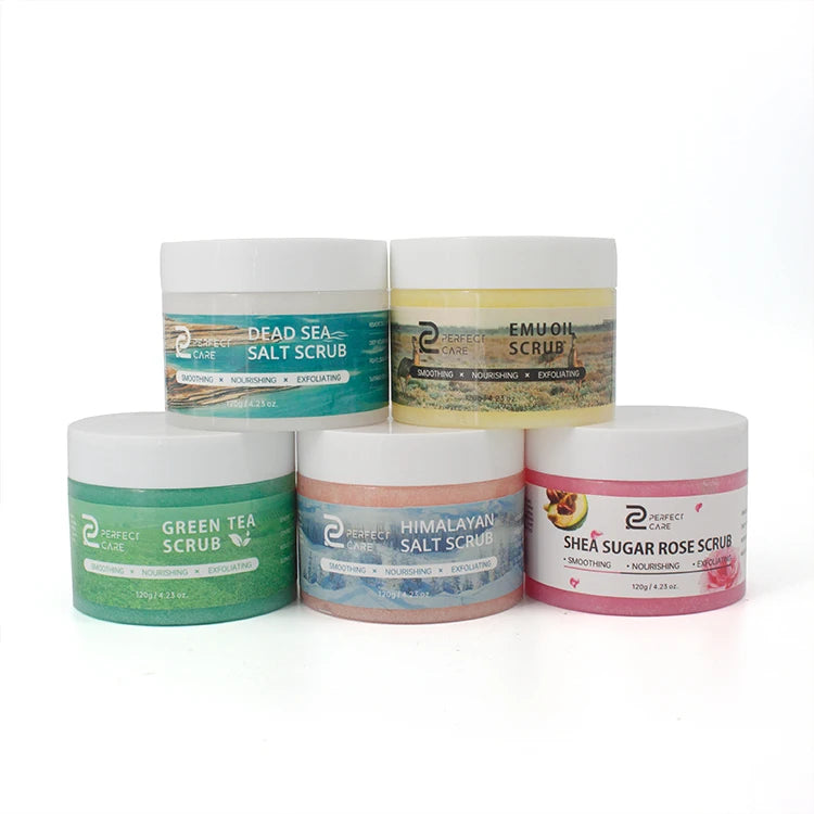 Wholesale Custom Private Label Herbal Cream Whitening Exfoliating Deep Cleansing Moisturizing Body Scrub