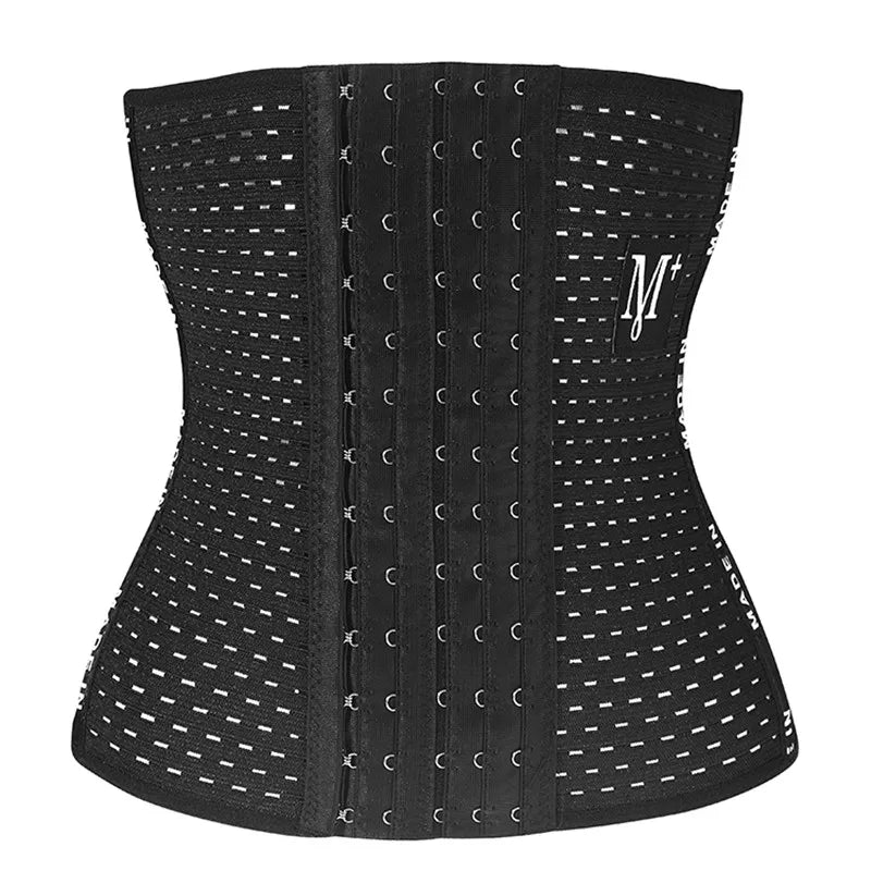 Waist Trainer Corset for Women Sport Workout Body Shaper Tummy Control With Adjustable Hooks