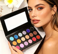Customizable Highly Pigmented Glitter Eyeshadow Palette Private Label Light Dark Skin Tones Dry Eye Shadow Powder Shimmer Finish