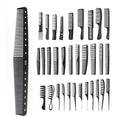 Private Label Professional Salon Beauty Tools Antistatic Styling Combs Carbon Fiber Cutting Comb