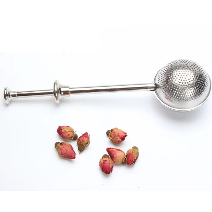 304 Stainless Steel Tea Strainer Telescopic Tea Ball Tea Infuser with Long Handle