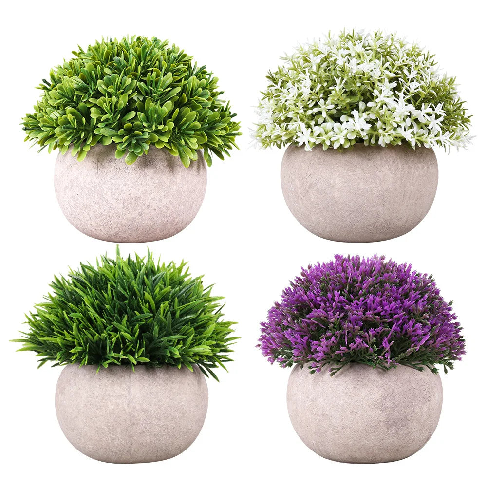 Wholesale Artificial Green Plant Pots for  Office Home Decoration