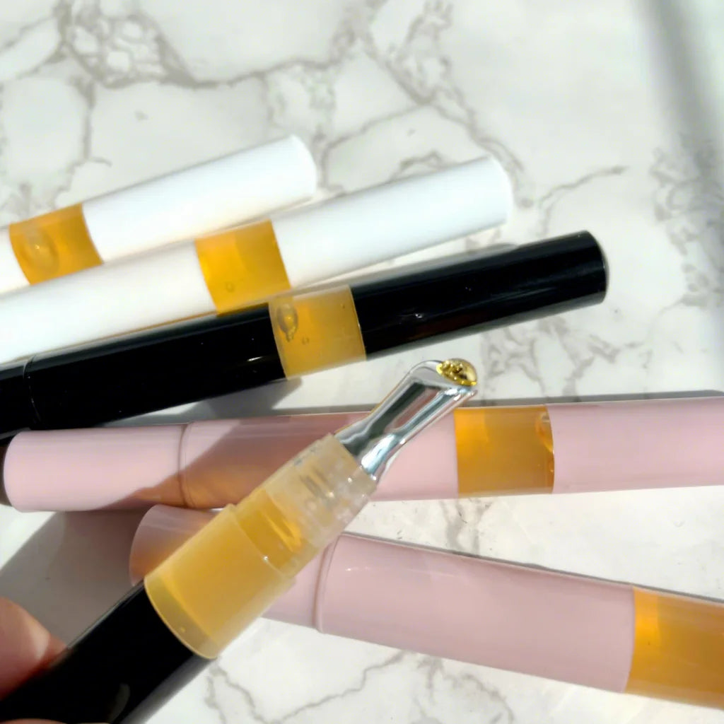 Super Moisturizing Nourishing Vegan Organic Vitamin E Honey Milk Lip Oil with Non-Sticky Formula for Custom Logo