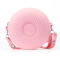 Wholesale New Fashion Long Wallet Shoulder Bag Waterproof Silicone Zipper Candy Women's Earphone Compartment Black Light USB