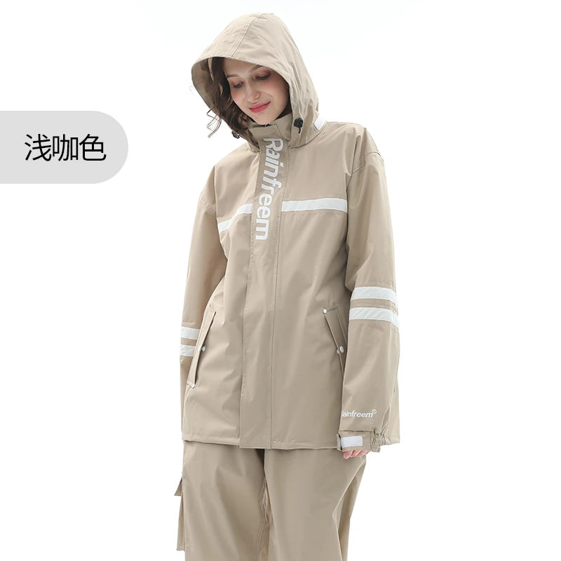 Raincoat Waterproof Rainwear Security Raincoat for Adult Windbreaker