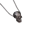 Unisex Retro Punk Rock Hip Hop Stainless Steel Pendant Necklace Domineering Skull Geometric Pattern Men Fashion