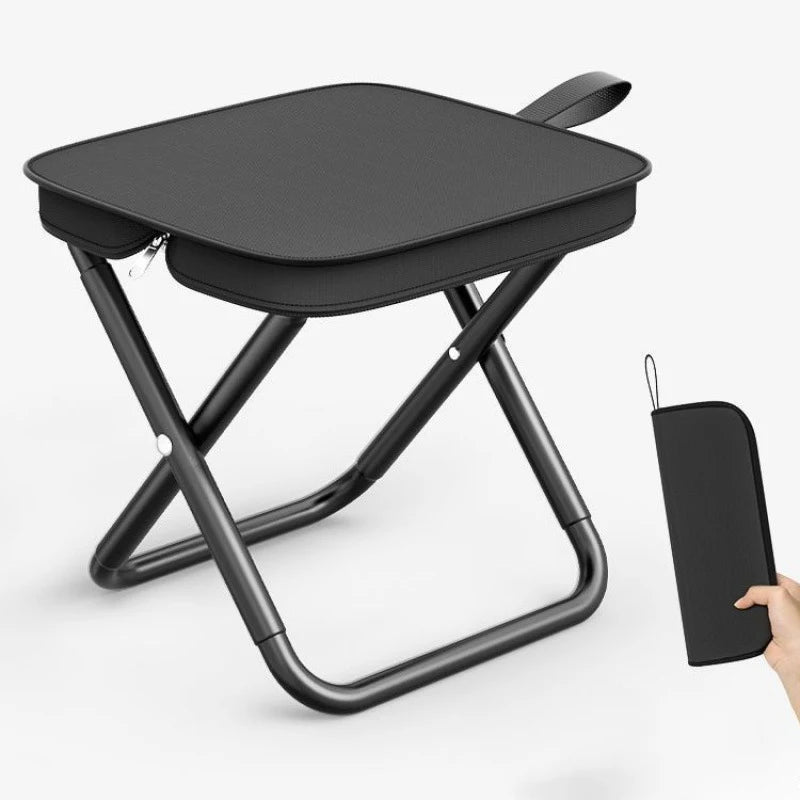 Outdoor Chair Camping Portable Folding Foldable Fishing Chair Stool Seat Hiking Tools Picnic Camping Stool MIni Storage