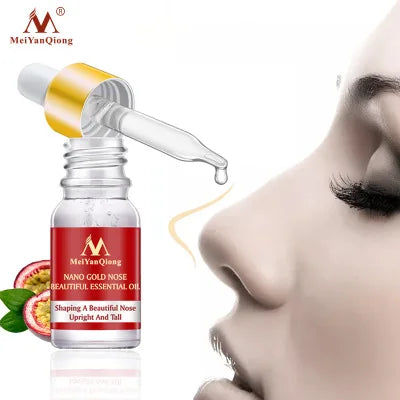 MeiYanQiong Beauty Essential Oil Nose Care for Narrow Thin Nose Nose Lifting Organic Seeds Nourishing Grape Seed Melaleuca Skin