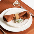 Orange Wrinkled Cotton Linen Napkin Weddings Placemat Restaurants Custom Guaranteed Quality Cloth Organic Hemp Women Napkins