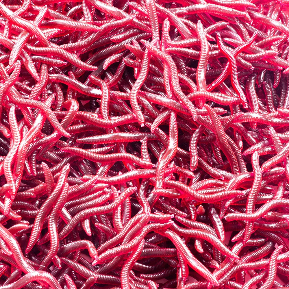 Factory Wholesale 4cm 1kg/bag Simulation Earthworm Bait  Soft Bait