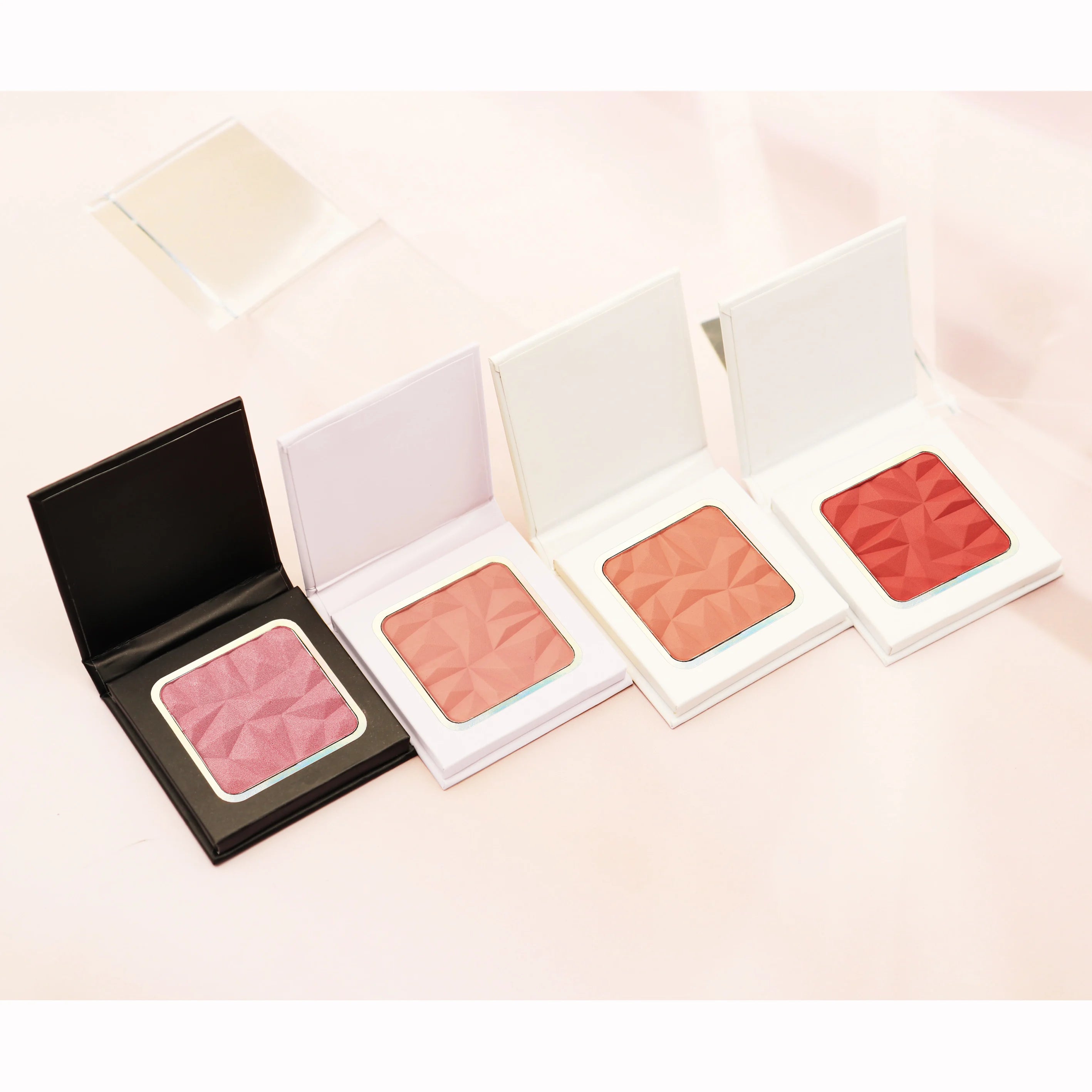 Customize Own Logo Brand Unique Vegan Highlighter Bronzer Contour Makeup Loose Powder Blush Makeup Blush Private Label