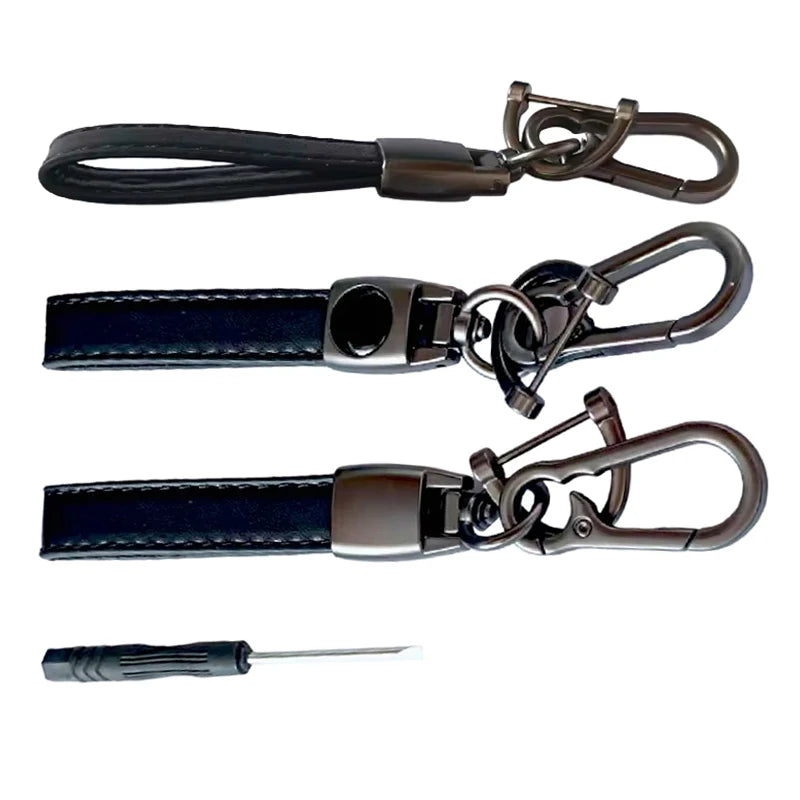 Personalized Keychain Promotional Blank Custom Engrave Logo Luxury Pu Leather Advertising Keychain With Logo