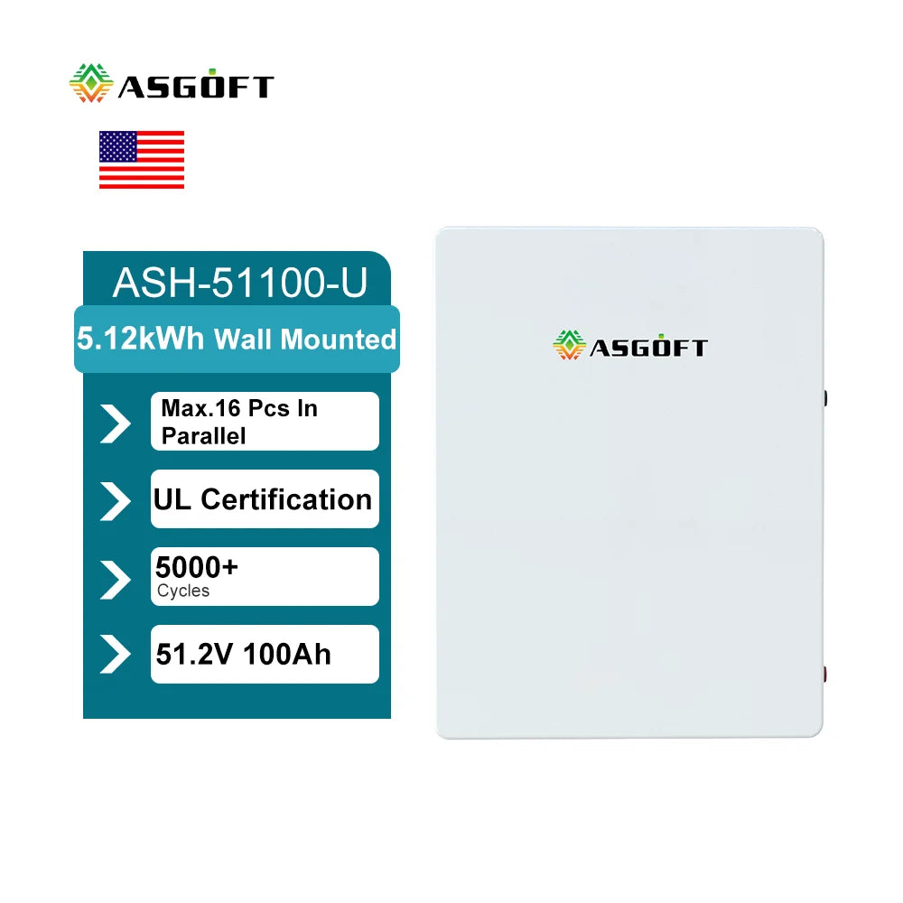 Home Energy Lifepo4 Battery 51.2v 5kwh 10kwh Lithium Ion Batteries Solar Power Storage Wall Mount System 51.2V 100ah Energy LFP