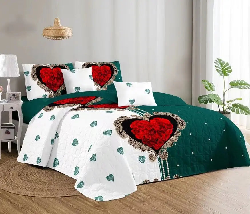 2022 New Style Microfiber Cracker Barrel Gift Shop Quilts Bedspread Coverlets Luxury 3-Piece Set for King Queen Size Beds