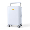 In Stock 2024 Laptop Pocket Custom LOGO PC ABS Wide Trolley 20inch Carry Ons Travel Bag Suitcase Luggage case with TSA Lock