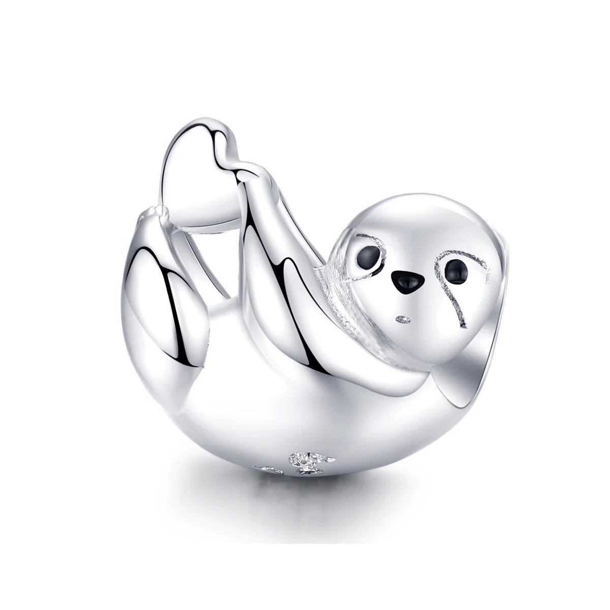 Factory 925 Sterling Silver Lazy Sloth Beads Animal Charms Fit Bracelet Pendant for Women Jewelry Making BSC109