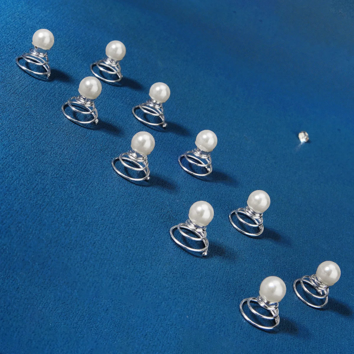 Fashion Pearl Bridal Accessories Twisters Spiral Hair Pin Kids Hair Clip Coil for Wedding Party Swirl Jewelry