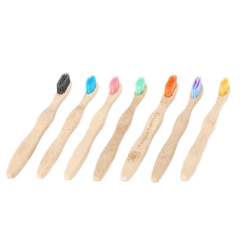 Biodegradable Eco Friendly Reusable OEM Customized Logo and Packing Soft Charcoal Bristle Organic Toothbrush