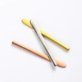 Free Custom logo Makeup Tool Cream Spoon Face Cosmetic Spatula Factory Wholesale Stainless Steel Skin Care Spatula