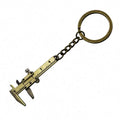 4CM Portable Mini Movable Precision 3D Vernier Calipers Other Keychain Measuring Gauging Tools KeyRing Ruler Metal Tool Keychain