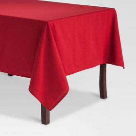 All Red Floral PVC Table Cover Luxury Style Rectangle Square Tablecloth Customized Printed Size on Sale