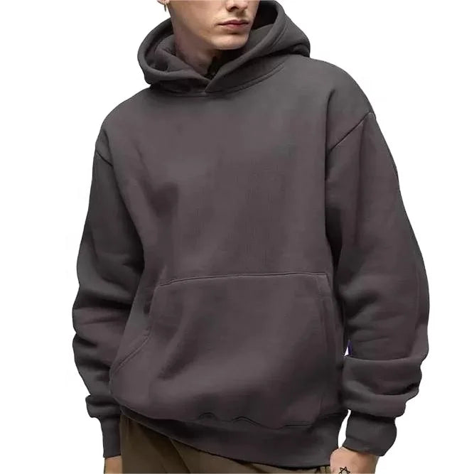 High Quality 100% Cotton Unisex Hoodie for Men Heavy Hoodie Pullover Sweatshirt Custom Logo French Terry Blank Hoodies