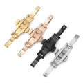 Custom Logo 304 Stainless Steel Watch Strap Good Quality Butterfly Deployment Clasp Buckle Available Sizes 15mm 17mm 19mm 21mm