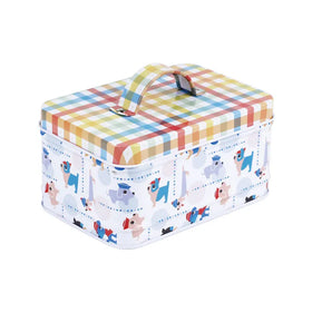 Rectangular Coffee Tin Box Candy Cookie Tin Can Metal Box