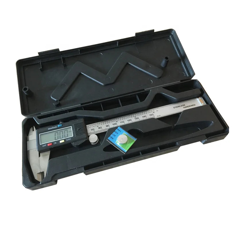150mm Adjustable Digital Vernier Caliper Measuring Stainless Steel Industrial DIY OEM Boxed Measuring Tools Hot Selling