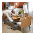 Electric Wooden Hospital Bed Electric Nursing Beds for Home Care 3 Function Home Care Bed for the Elderly