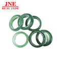 Jadeite Certified Emerald A-Grade Ring Jade Finger Ring Men's and Women's Ring Pendant Dual-Use Jade Ornaments