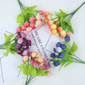 Manufacturer Supply Silk 15 Flowers Rose Bud Wedding Decor Cheap Artificial Flower Arrangements