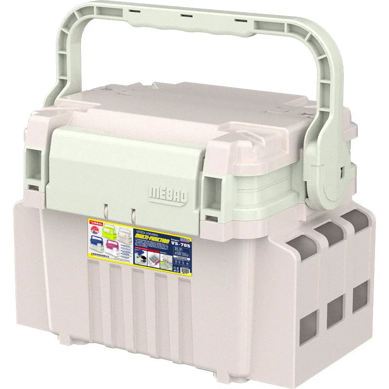 clear Waterproof Seat Box Tackle with Lures Included Hooks Tackles Robust and Durable Imported Raw Materials Fishing Box