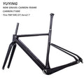 T800 1000 Carbon Fiber Disc Brake Bicycle Frame 700c*40c 27.5*2.1 Tire Lightweight 1.1kg for Ltwoo Yu Ying WH08 Road Riding
