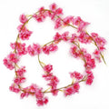 Artificial Cherry Blossom Flower Vines Hanging Silk Flowers Garland for Wedding Party Home Decor