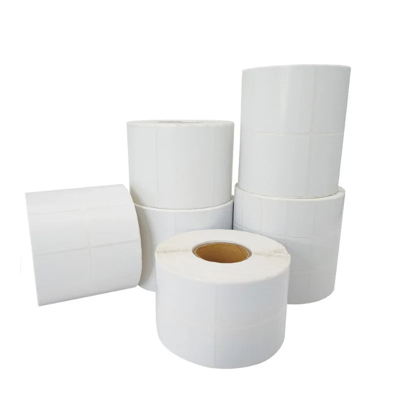 A6 Fanfold Thermal Adhesive Sticker 350PCS/ROLL Waterproof Waybill Shipping Label Cardboard Material