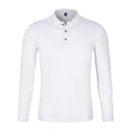 Lidong Long Sleeve Printed logo Polo Shirt Men Polyester Polo T-shirt Blank Polyester Polo Shirt