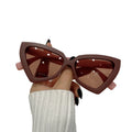 2025 New Large Frame Sunglasses Network Red Fashion Wholesale Blue and Gray Resin Metal Sunglasses with Logo on Lens